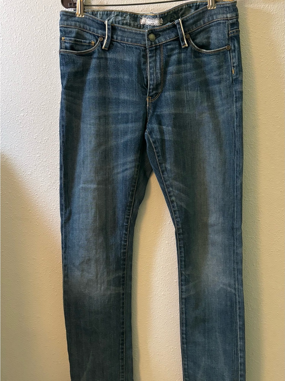 Elie Tahari Slim Straight Indigo Blue Jeans